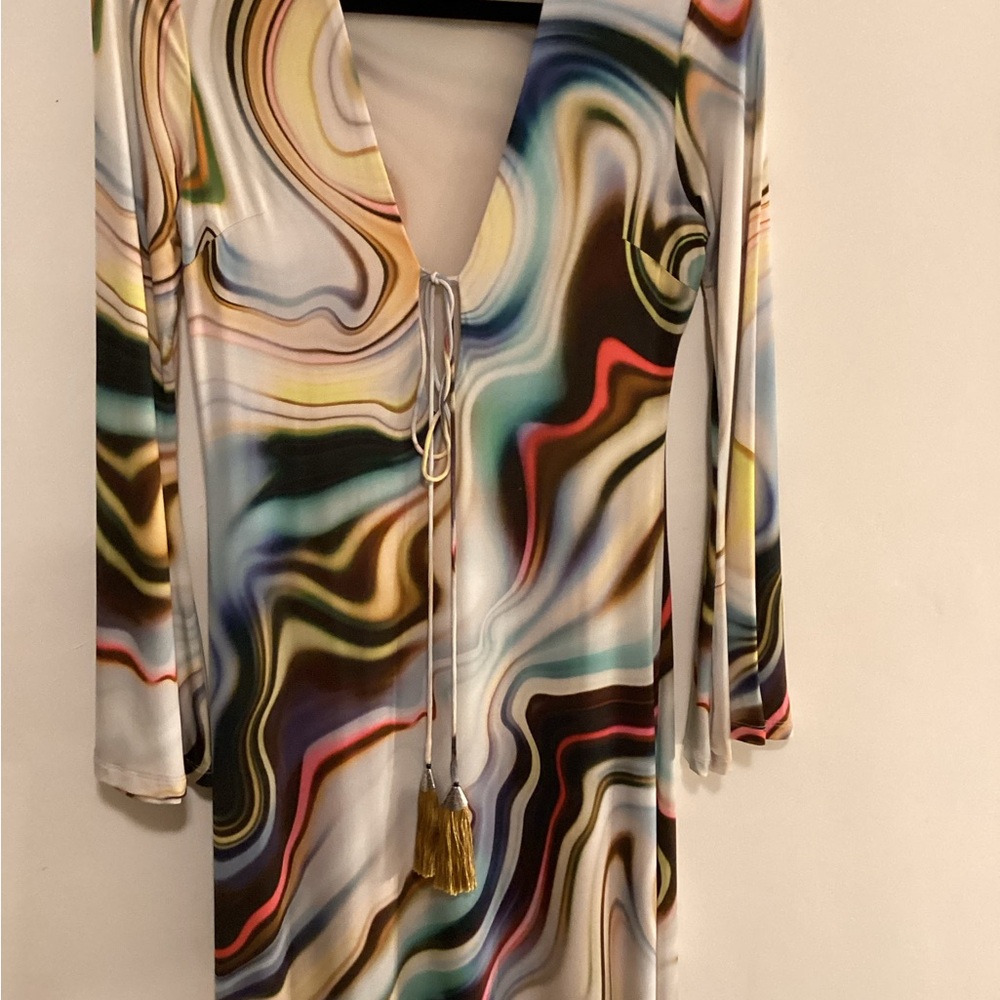 Alexis Multicolor Swirl Maxi Dress - Picture 6 of 12